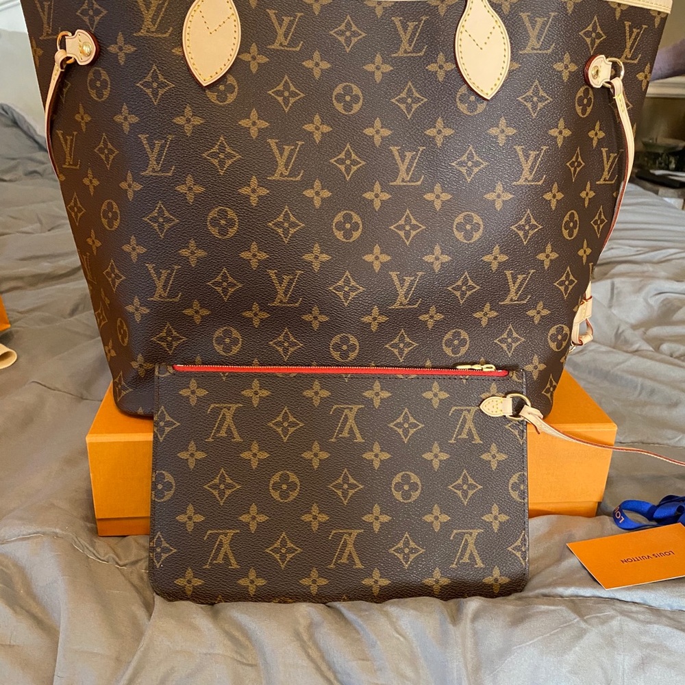 Authentic Louis Vuitton Never full bag